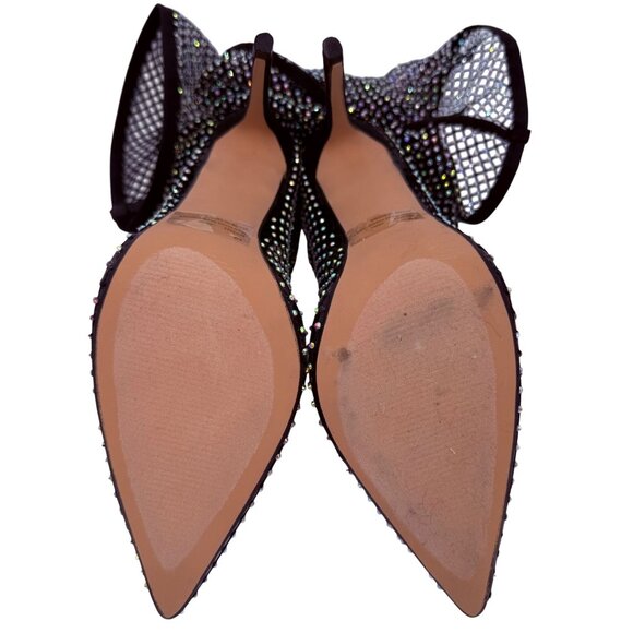 NIB Rhinestone Embellished Over-The-Knee Super Stretch Pointed Toe Stiletto Heel - Picture 5 of 16